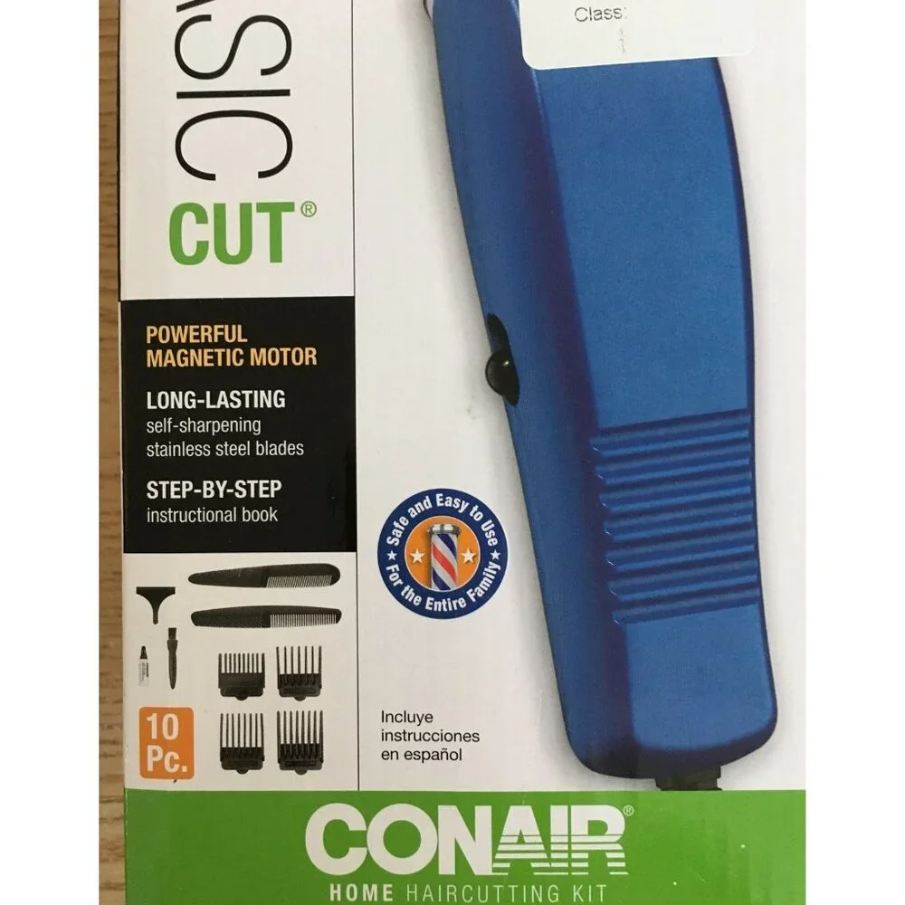 New Conair 10pc Home Haircutting Kit Great Gift!!